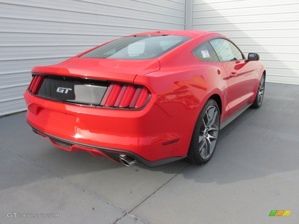 Race Red 2015 Ford Mustang GT Premium Coupe Exterior Photo #105170040