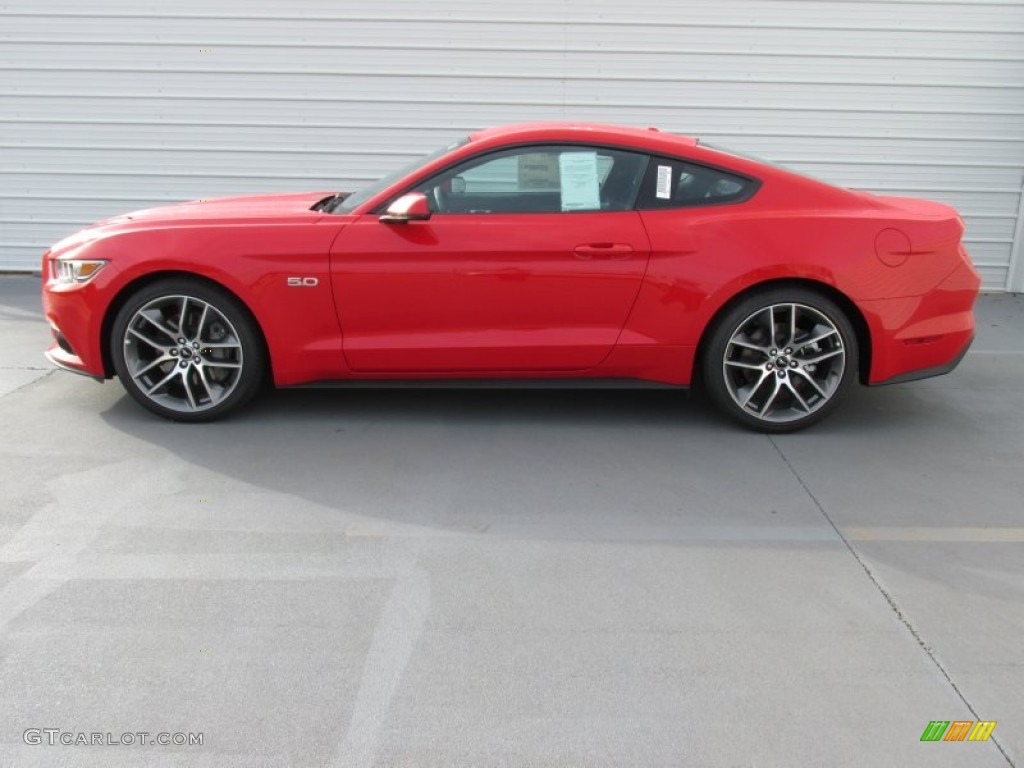 Race Red 2015 Ford Mustang GT Premium Coupe Exterior Photo #105170061