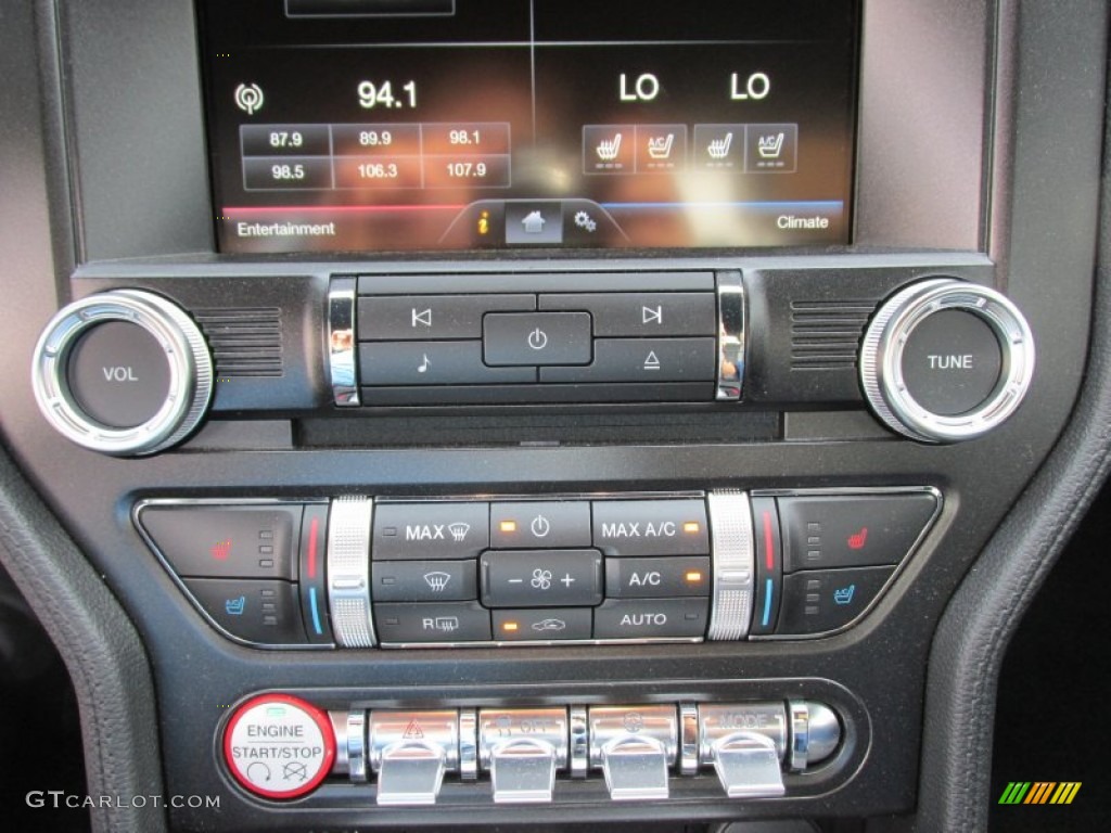 2015 Ford Mustang GT Premium Coupe Controls Photo #105170322