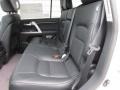 2015 Toyota Land Cruiser Black Interior Rear Seat Photo
