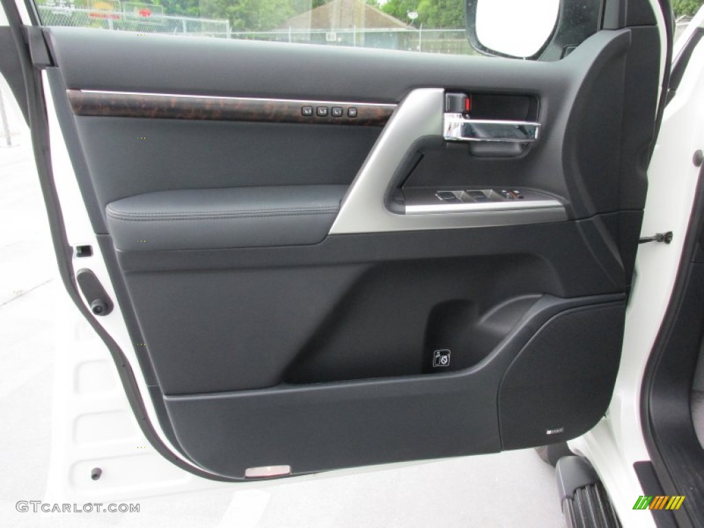 2015 Toyota Land Cruiser Standard Land Cruiser Model Black Door Panel Photo #105170679