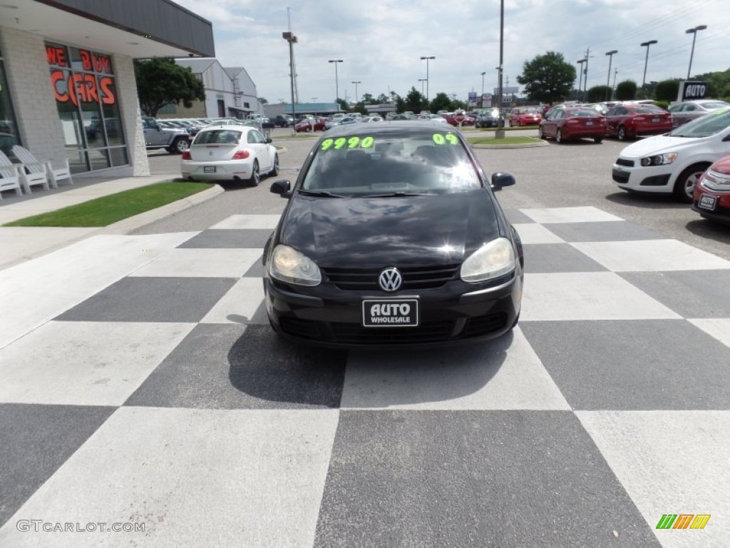 2009 Rabbit 2 Door - Black / Anthracite photo #2