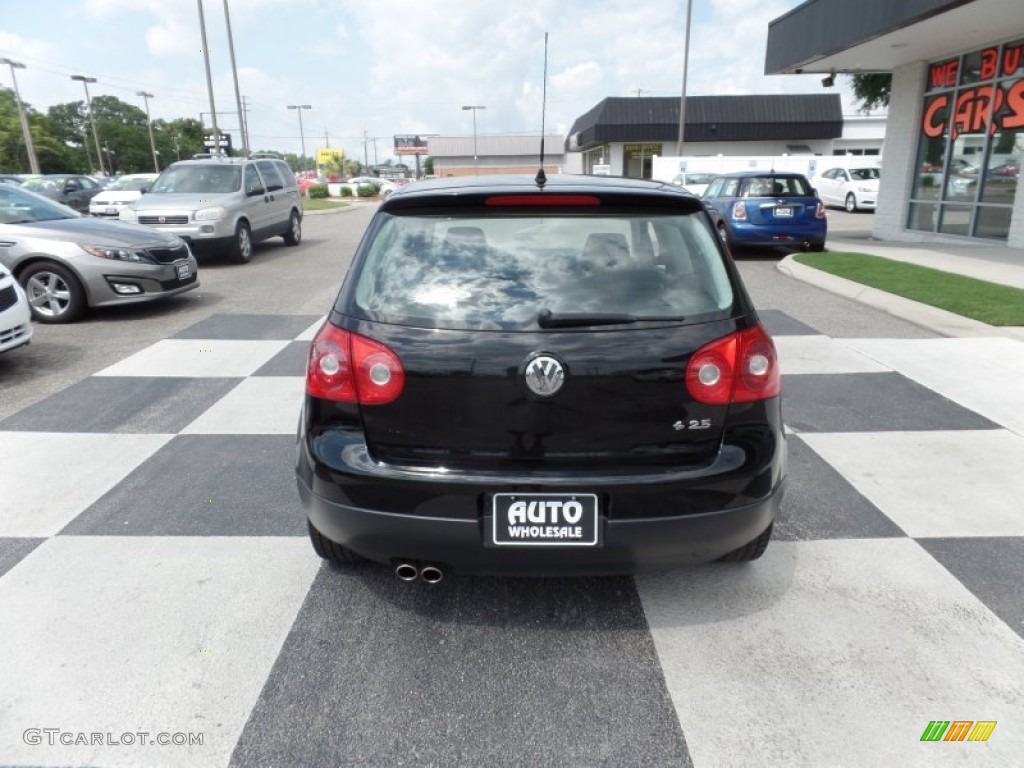 2009 Rabbit 2 Door - Black / Anthracite photo #4