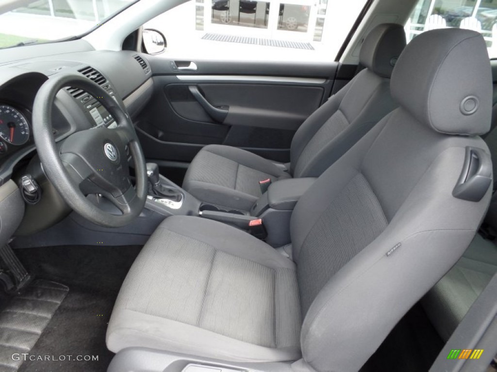 2009 Rabbit 2 Door - Black / Anthracite photo #10