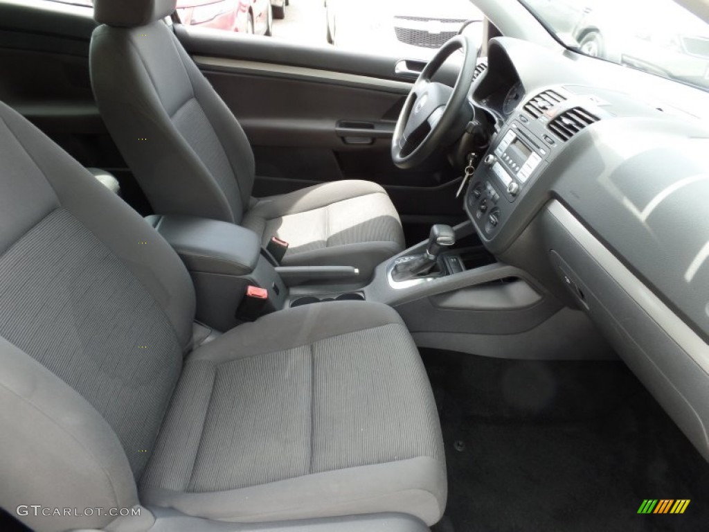 2009 Rabbit 2 Door - Black / Anthracite photo #13
