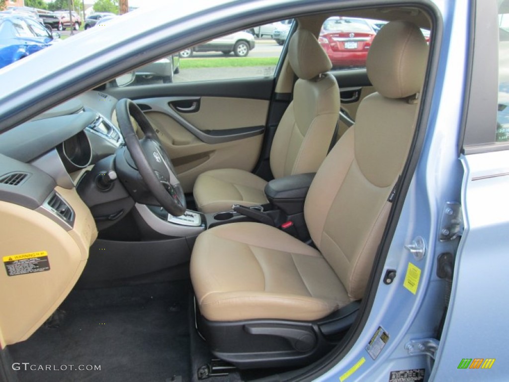 2012 Hyundai Elantra Limited Front Seat Photo #105172782