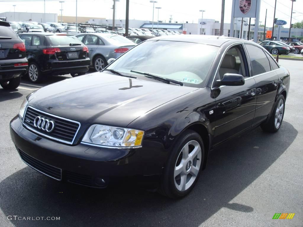 2004 A6 3.0 quattro Sedan - Brilliant Black / Beige photo #1