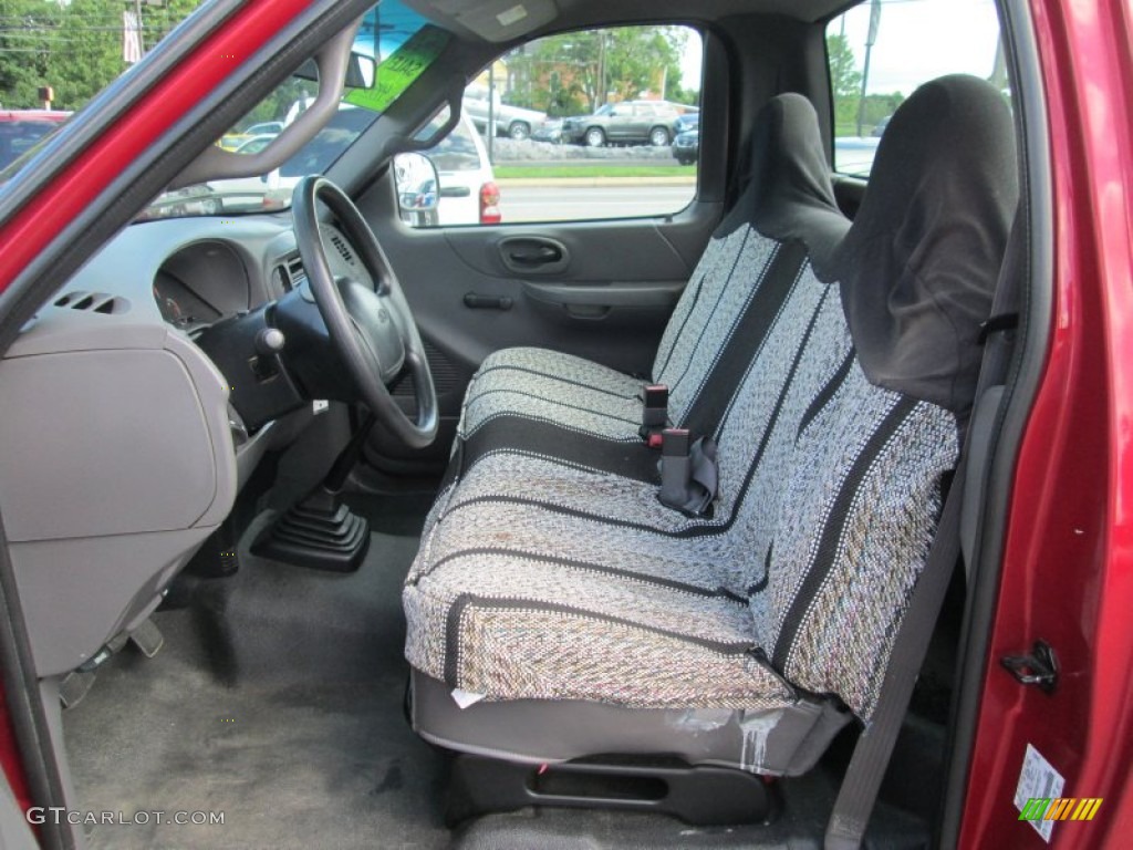 2002 F150 XLT Regular Cab - Toreador Red Metallic / Dark Graphite photo #11