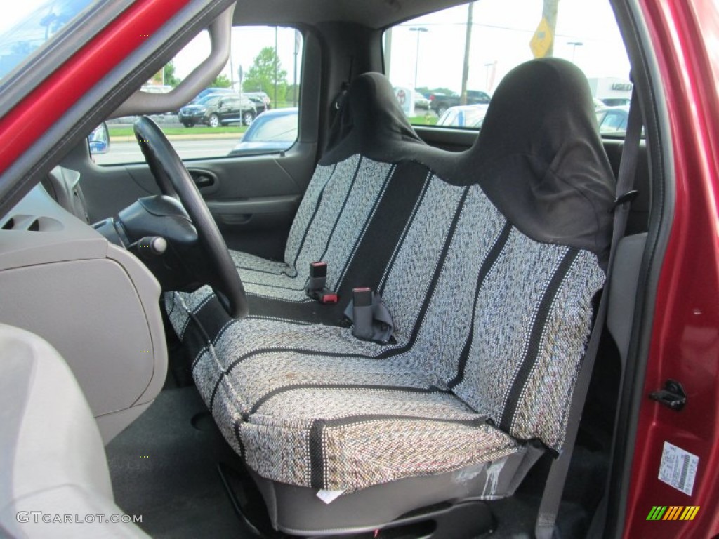 2002 F150 XLT Regular Cab - Toreador Red Metallic / Dark Graphite photo #13