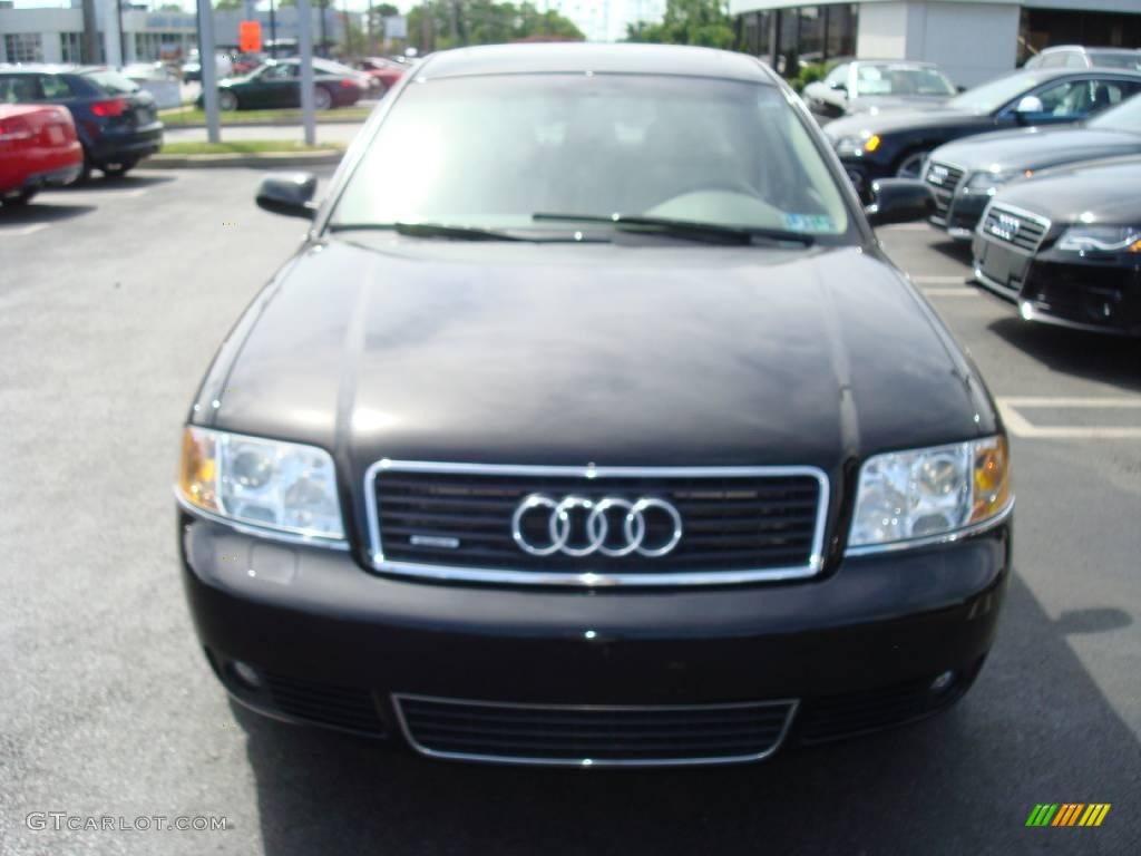 2004 A6 3.0 quattro Sedan - Brilliant Black / Beige photo #3