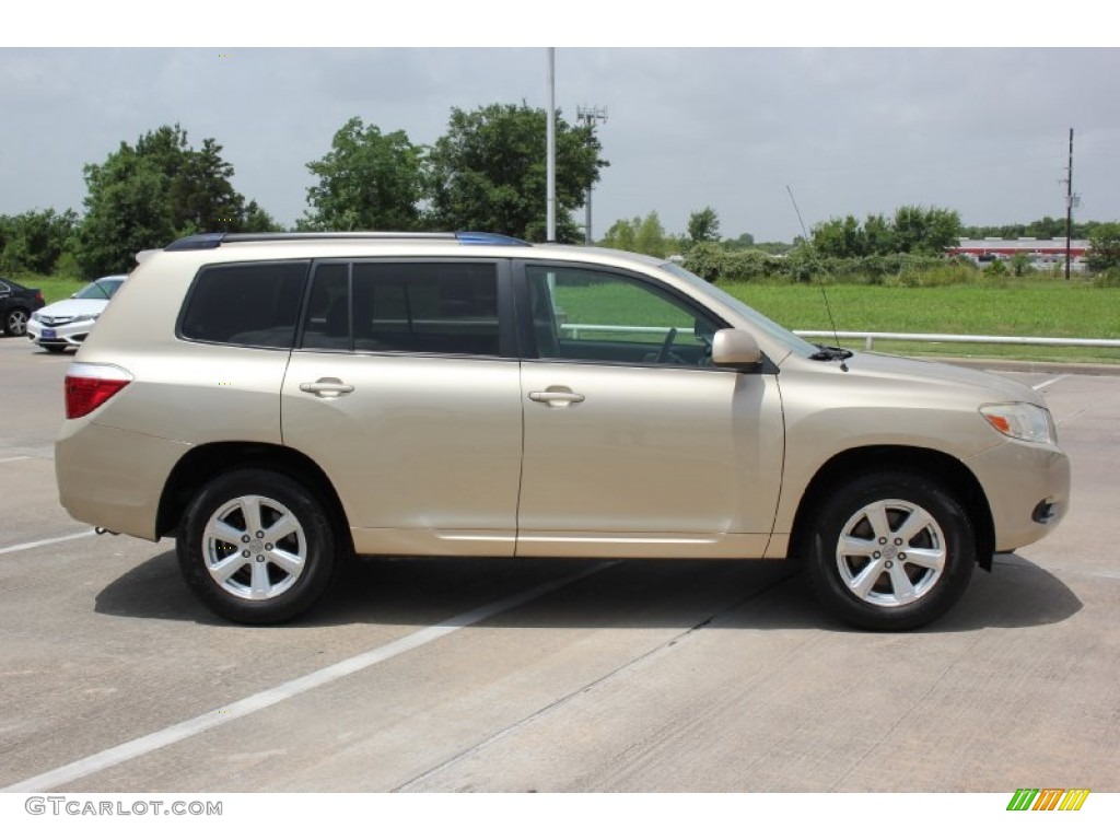 Sandy Beach Metallic 2008 Toyota Highlander 4WD Exterior Photo #105174756
