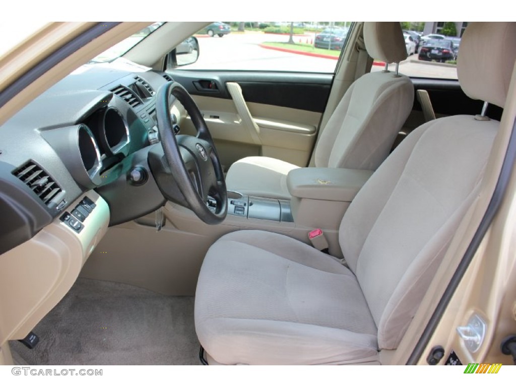 2008 Highlander 4WD - Sandy Beach Metallic / Sand Beige photo #13