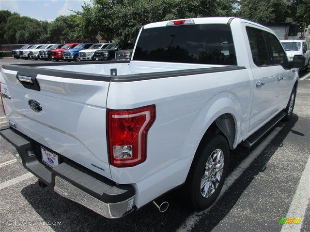 2015 F150 XLT SuperCrew - Oxford White / Medium Earth Gray photo #6