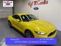 2015 Triple Yellow Tricoat Ford Mustang GT Premium Coupe  photo #1