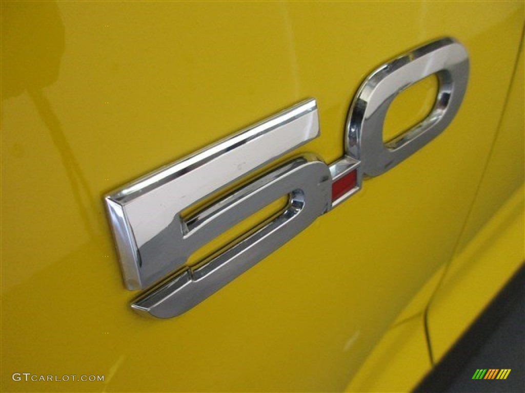 2015 Mustang GT Premium Coupe - Triple Yellow Tricoat / Ebony photo #4