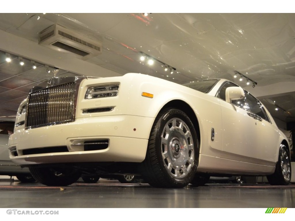 Arctic White 2013 Rolls-Royce Phantom Sedan Exterior Photo #105181196