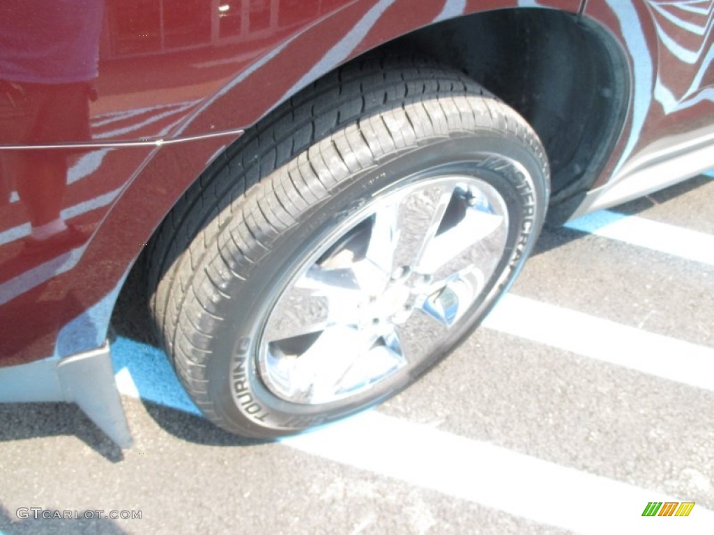 2011 Equinox LTZ AWD - Espresso Brown Metallic / Brownstone/Jet Black photo #9