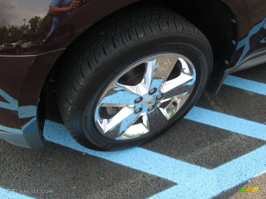 2011 Equinox LTZ AWD - Espresso Brown Metallic / Brownstone/Jet Black photo #15