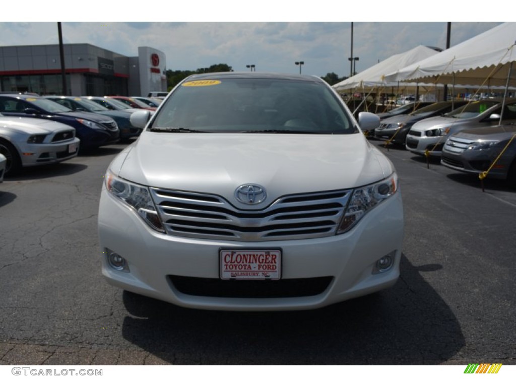 2009 Venza V6 - Blizzard Pearl / Ivory photo #33