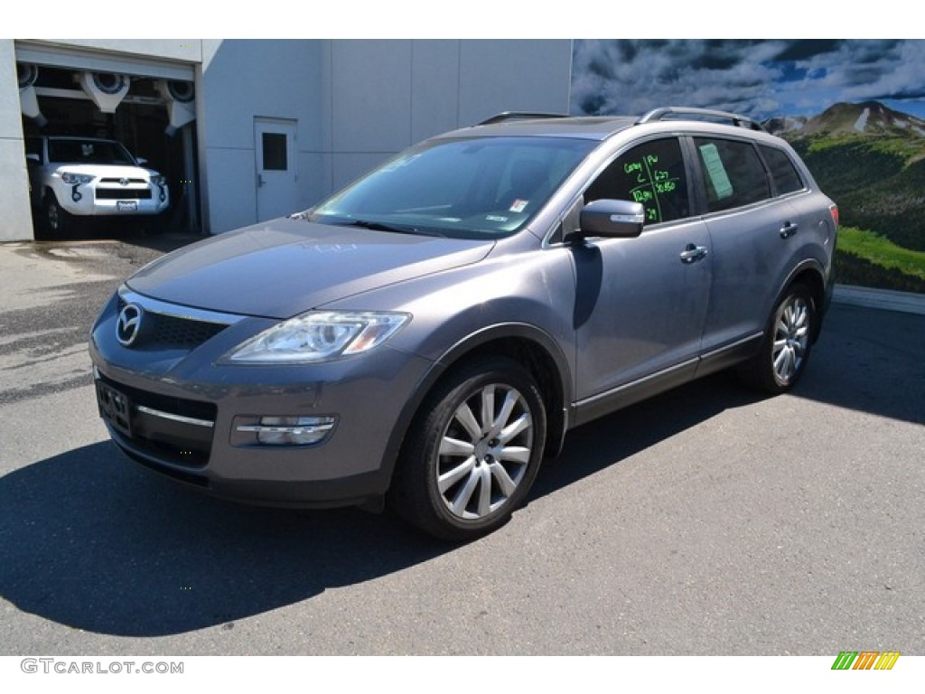 2007 CX-9 Grand Touring AWD - Galaxy Gray Mica / Black photo #5
