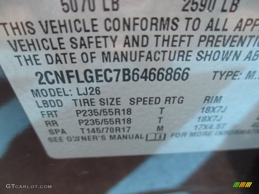 2011 Equinox LTZ AWD - Espresso Brown Metallic / Brownstone/Jet Black photo #38