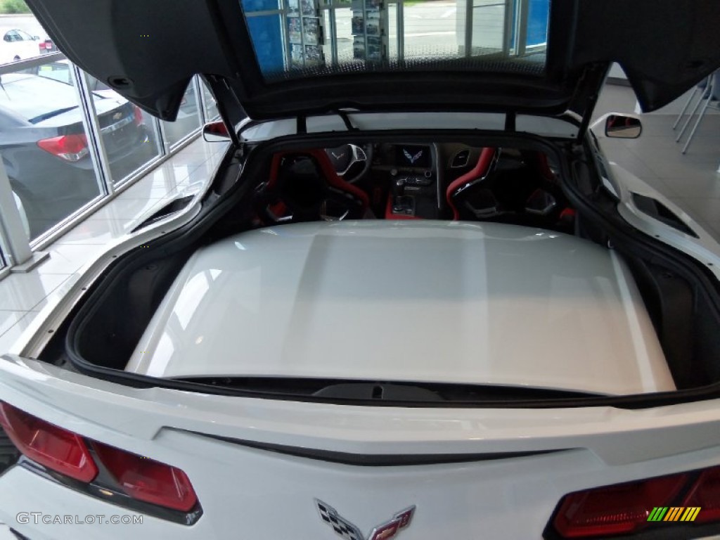 2015 Corvette Stingray Coupe - Arctic White / Adrenaline Red photo #10