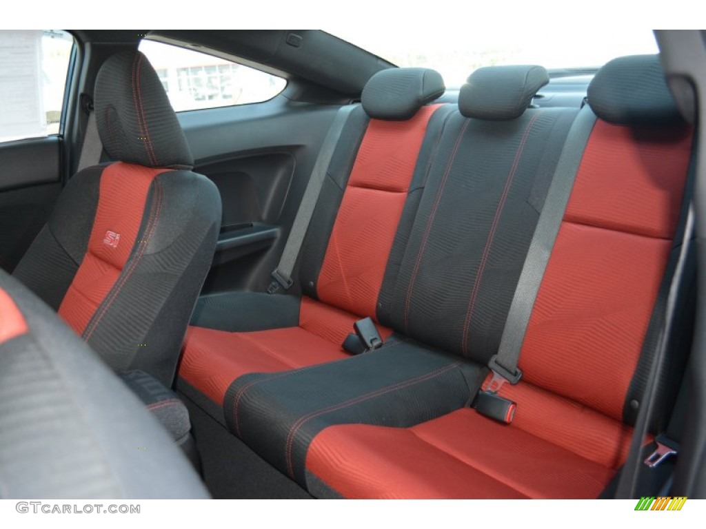 Black/Red Interior 2014 Honda Civic Si Coupe Photo #105184610