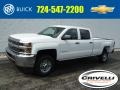 2015 Summit White Chevrolet Silverado 2500HD WT Crew Cab 4x4  photo #1