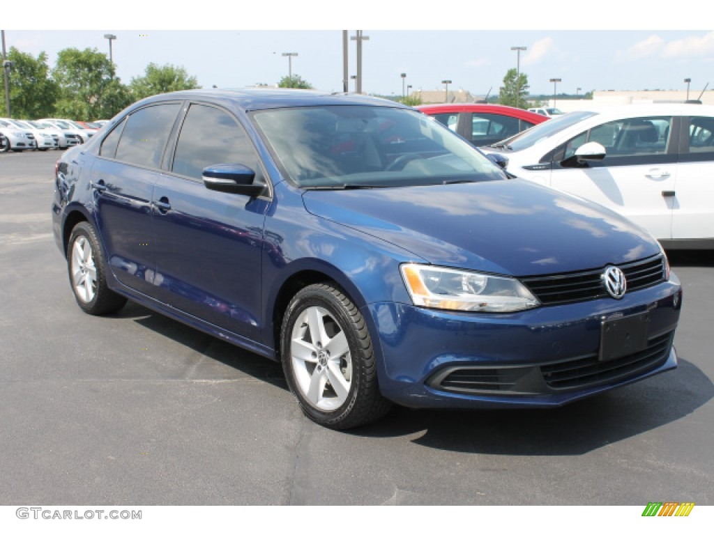 Tempest Blue Metallic 2011 Volkswagen Jetta TDI Sedan Exterior Photo #105185672