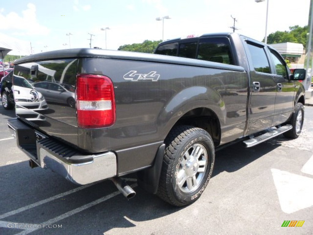 2007 F150 XLT SuperCrew 4x4 - Dark Stone Metallic / Tan photo #5