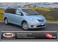 2015 Sky Blue Pearl Toyota Sienna LE AWD  photo #1