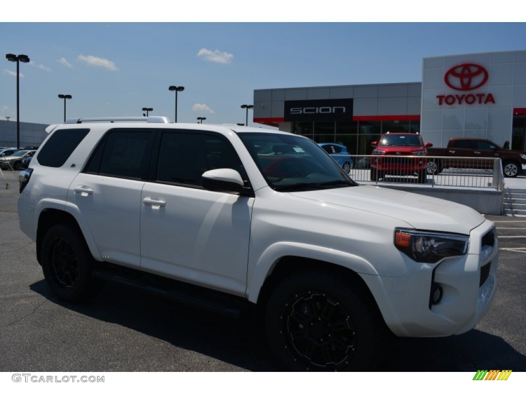 Super White Toyota 4Runner