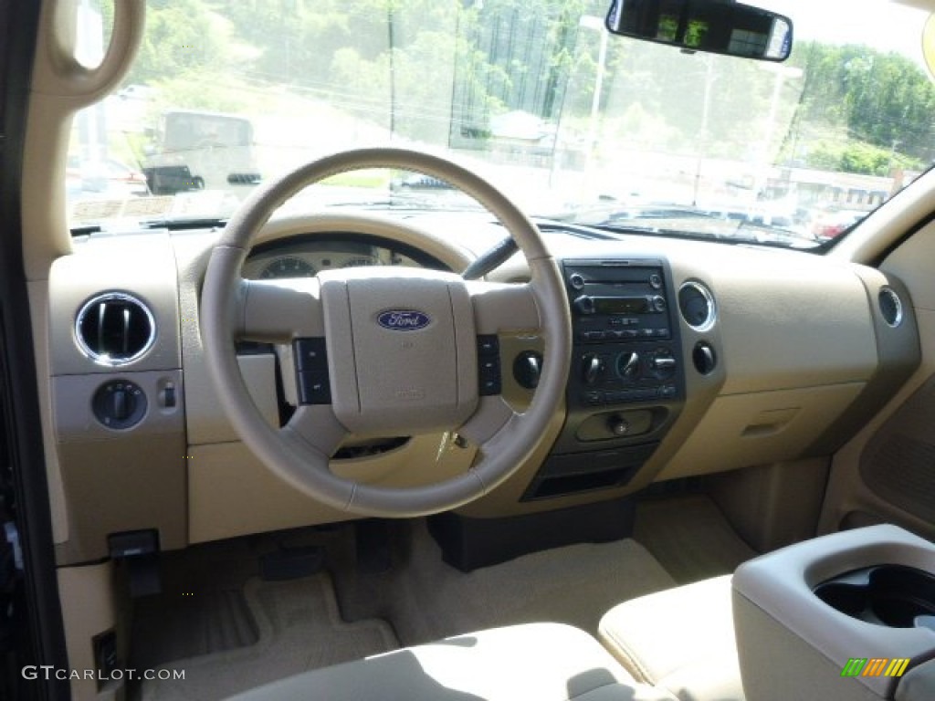 2007 F150 XLT SuperCrew 4x4 - Dark Stone Metallic / Tan photo #13