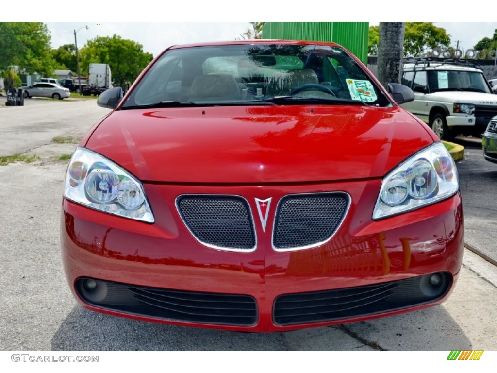 2007 G6 GT Convertible - Crimson Red / Light Taupe photo #3