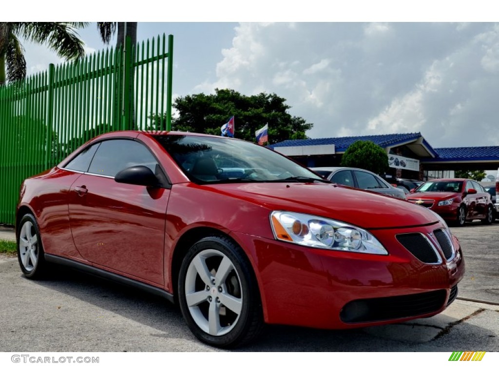 2007 G6 GT Convertible - Crimson Red / Light Taupe photo #5