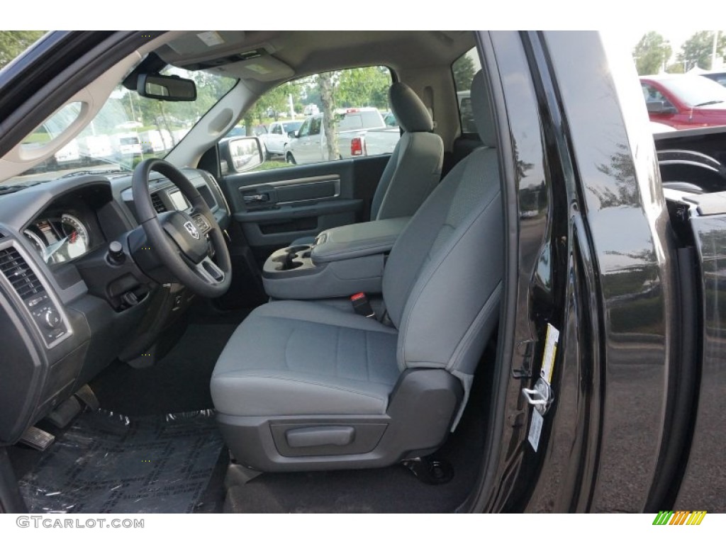 Black/Diesel Gray Interior 2015 Ram 1500 Express Regular Cab Photo #105192284