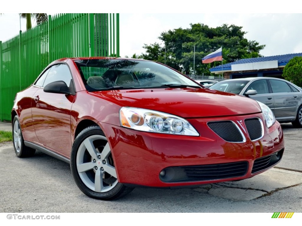 Crimson Red 2007 Pontiac G6 GT Convertible Exterior Photo #105192581