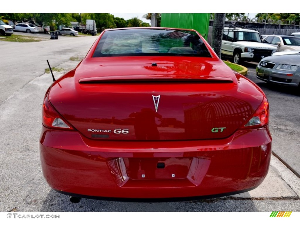 2007 G6 GT Convertible - Crimson Red / Light Taupe photo #45