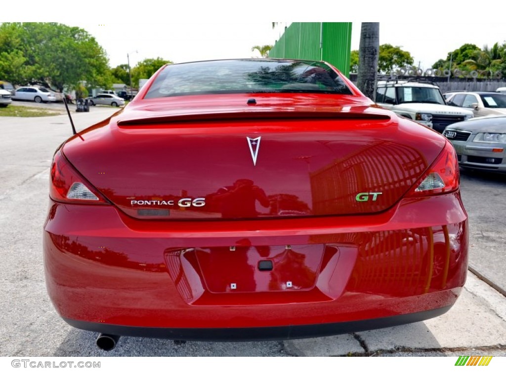 2007 G6 GT Convertible - Crimson Red / Light Taupe photo #46