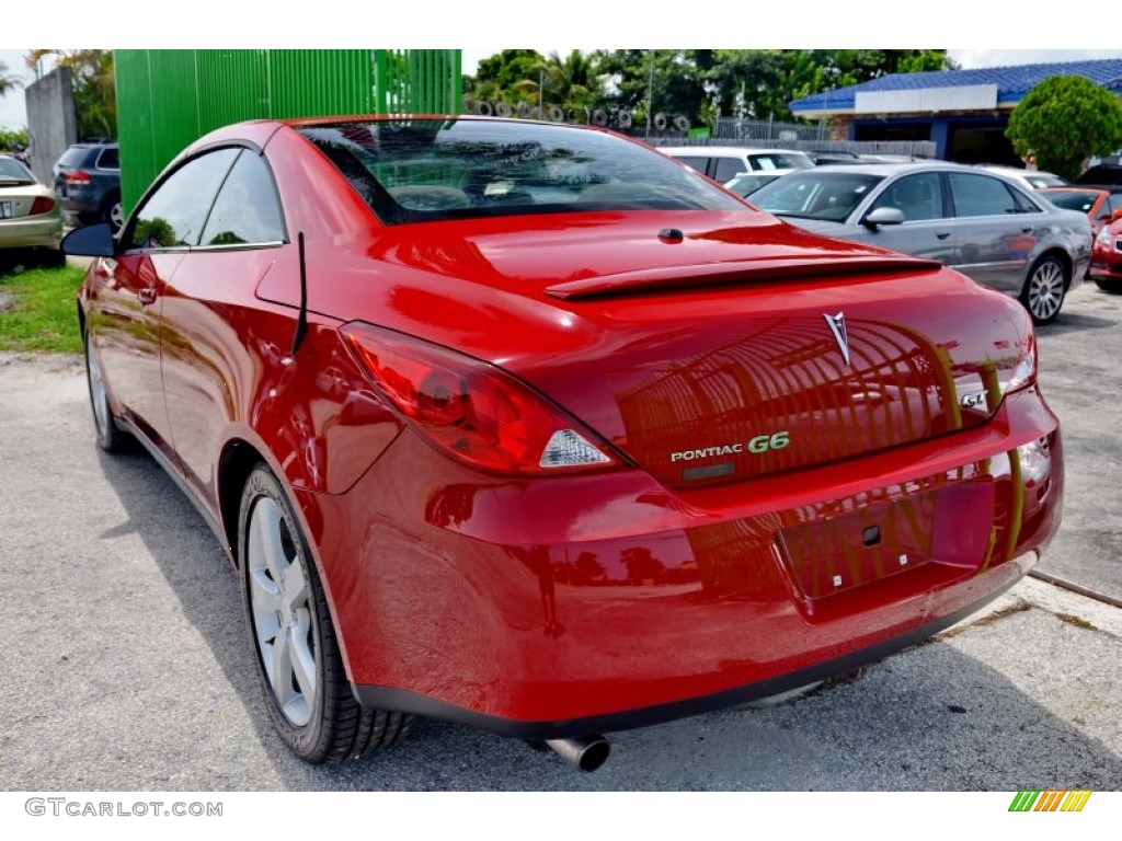2007 G6 GT Convertible - Crimson Red / Light Taupe photo #47