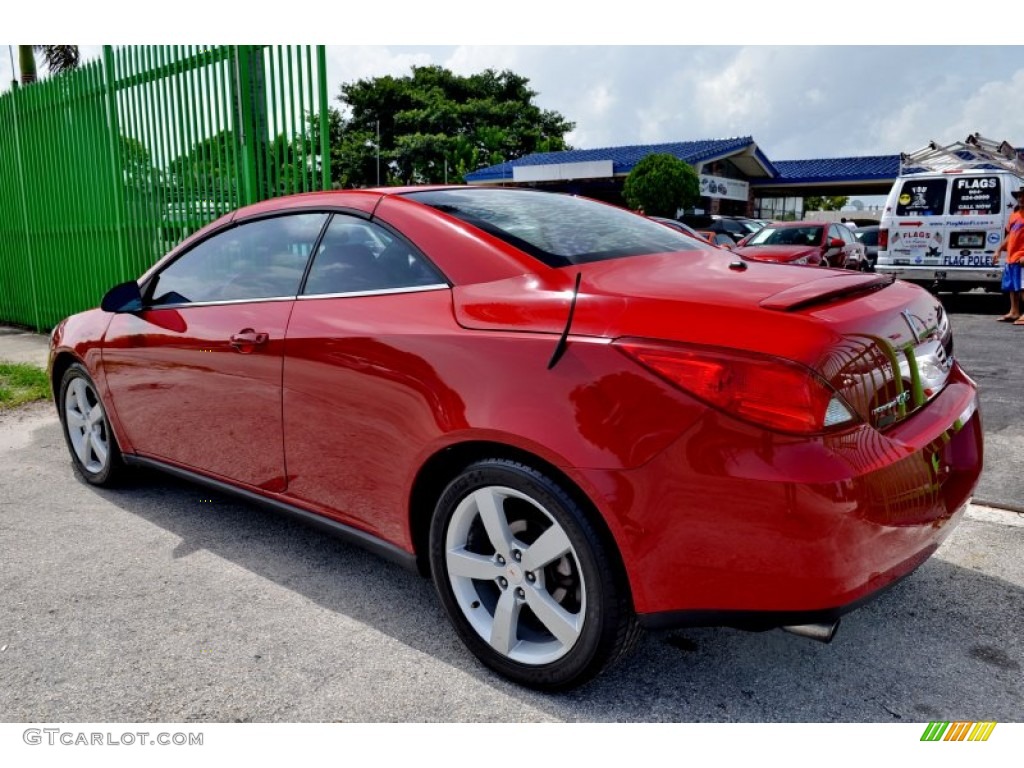 2007 G6 GT Convertible - Crimson Red / Light Taupe photo #48