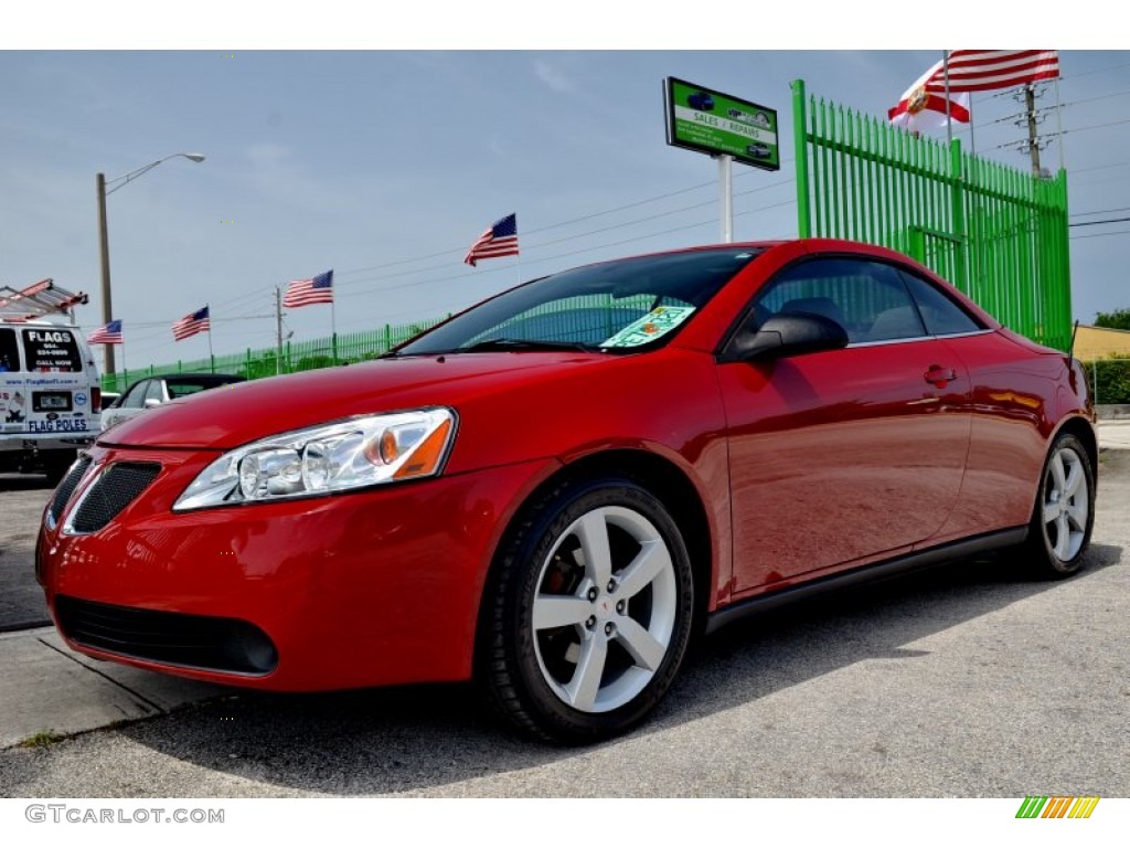 2007 G6 GT Convertible - Crimson Red / Light Taupe photo #52