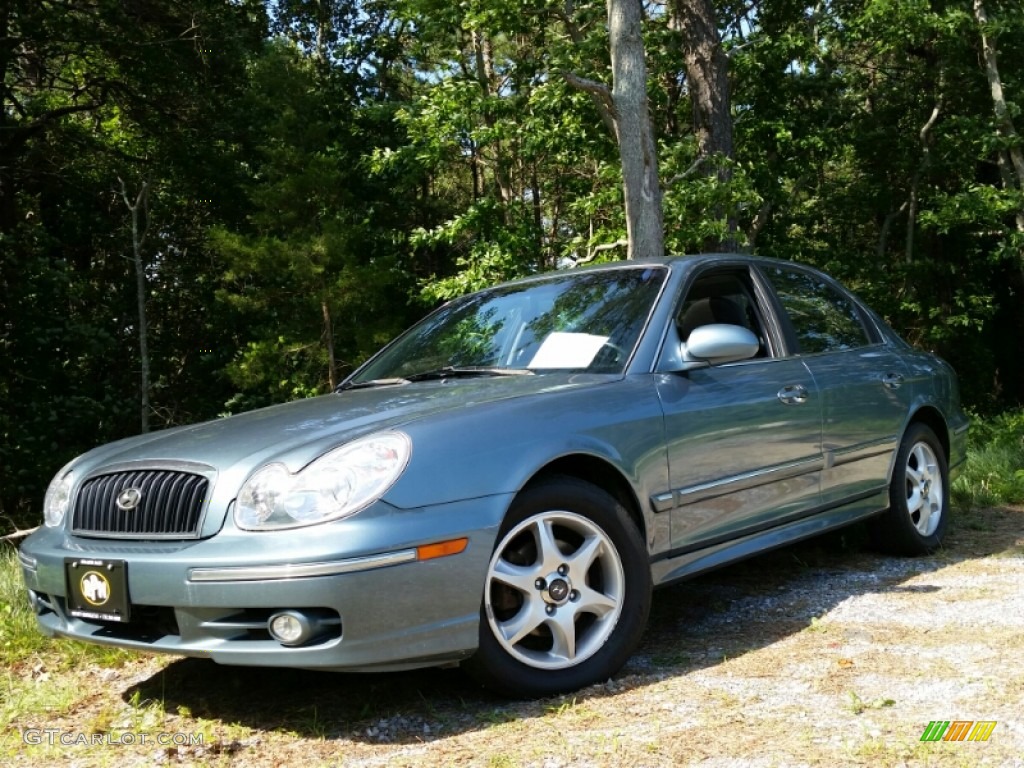 2005 Sonata GLS V6 - Celadon Green / Black photo #1