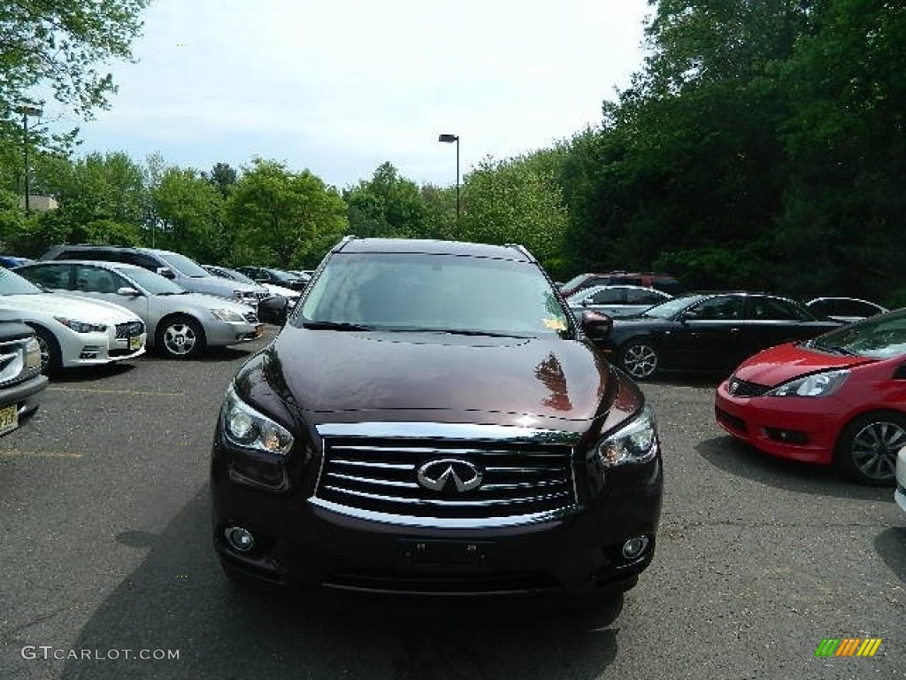 2013 JX 35 AWD - Midnight Garnet / Graphite photo #1