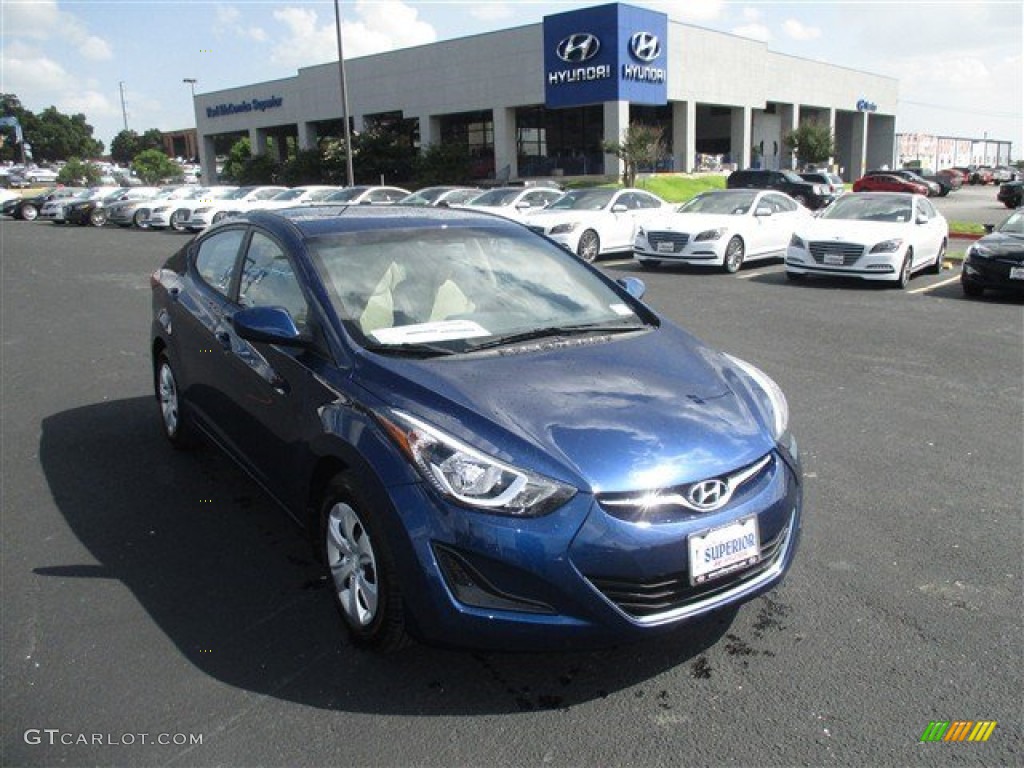 2016 Elantra SE - Blue / Beige photo #3