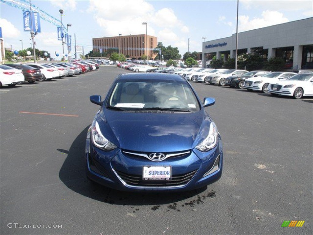 2016 Elantra SE - Blue / Beige photo #4