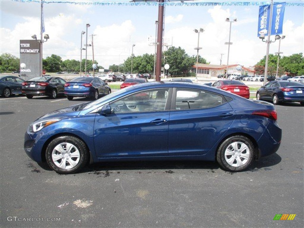 2016 Elantra SE - Blue / Beige photo #5