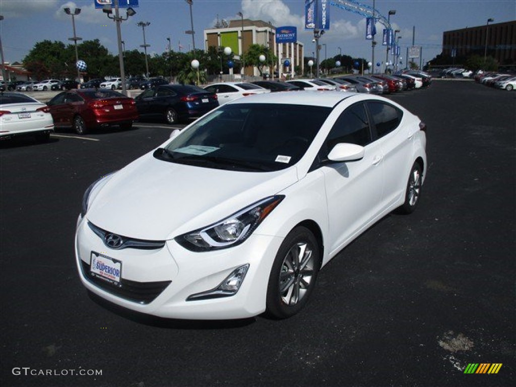 2016 Elantra SE - White / Beige photo #3