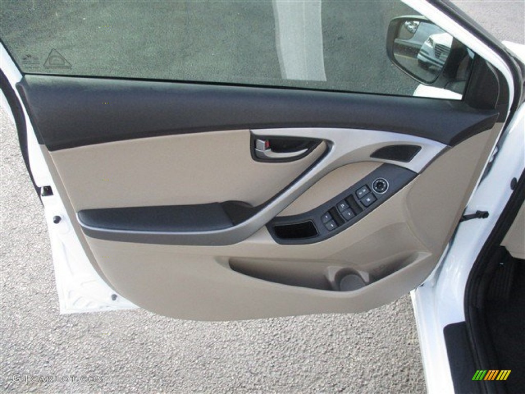 2016 Elantra SE - White / Beige photo #14