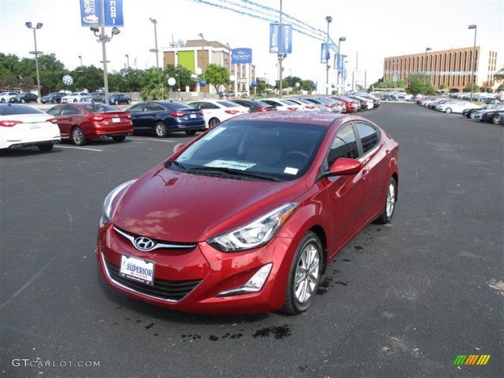 2016 Elantra SE - Red / Gray photo #1
